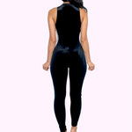 DESTINY VELVET JUMPSUIT (BLACK)