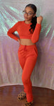 Jayda Two Piece Set (Ruby Red)