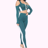 DOWNTOWN BABE TOP & PANTS SET